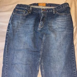 Mens Red Camel jeans size 38x34